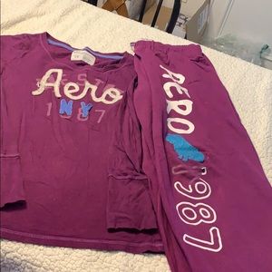 Aeropostale plum in color